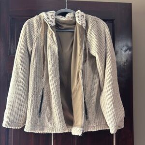 Cozy Cream Faux Fur Hooded Jacket